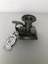 Ancien Bougeoir En Étain