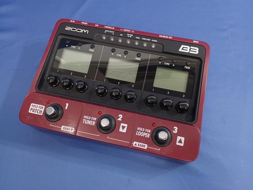 Zoom bass multi effects pedal - zoom,