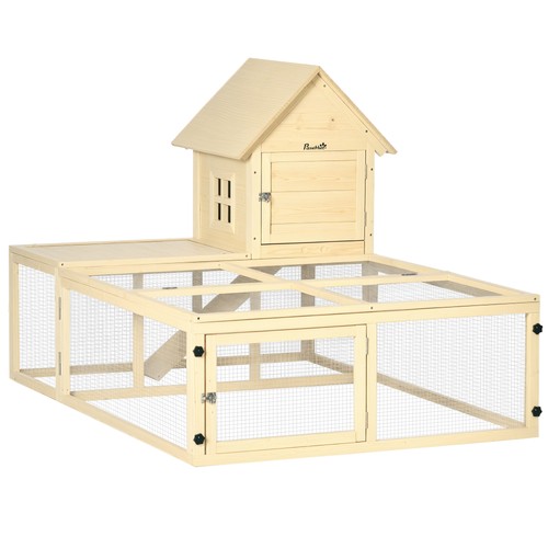 Pawhut clapier 151 - pawhut, 151.5x106x97cm