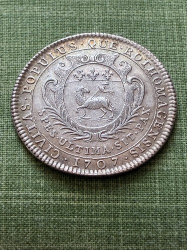 Jeton argent louis xiv 1707 - jeton,