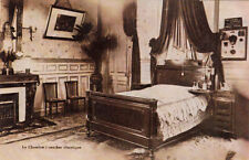 Carte postale ancienne PARIS chambre à coucher électrique