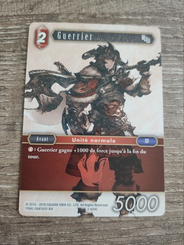 Final fantasy trading card