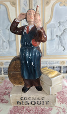 Sujet buste de comptoir personnage Cognac Bisquit