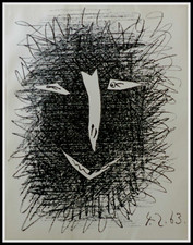 Pablo PICASSO : Deux Masque