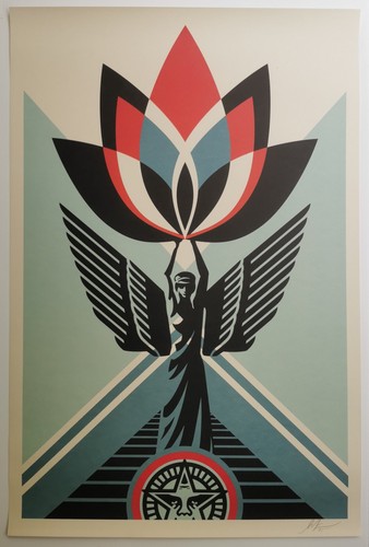 Shepard fairey lotus - shepard, angel