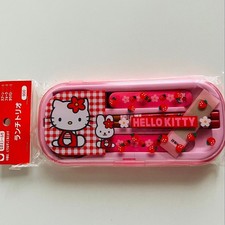 Ensemble trio déjeuner Hello Kitty Retro 1997 - cuillère, fourchette et...