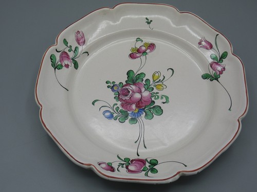 Assiette décorative fleurs