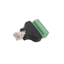 Adaptateur RJ45-M-TBR PIN : 8 connecteurs RJ45, pince pince pince à vis