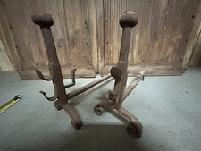 Paire de Chenets Ancien Fer