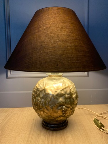 Vintage lampe verre - -,