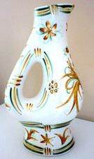 Vase pichet céramique zoomorphe des années 60 signé A.L'Helguen Kéraluc Quimper