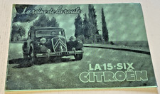 Photocopie Brochure de Vente  CITROEN Traction 15 Six   - Avril 1953 - Bel Etat.