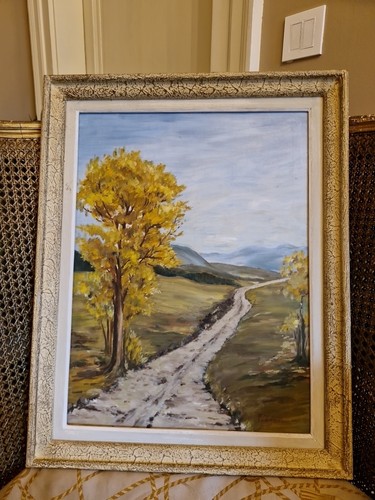 Peinture ancienne huile sur