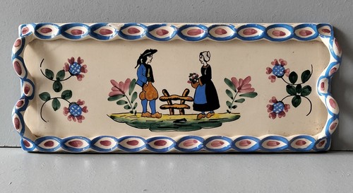 Plat cake faience - plat,