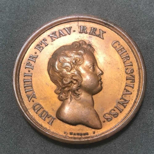 Medaille bronze 5mm louis - bronze, 41,5mm