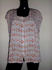 TOP DEBARDEUR FEMME A IMPRIME MULTICOLORS TAILLE XL