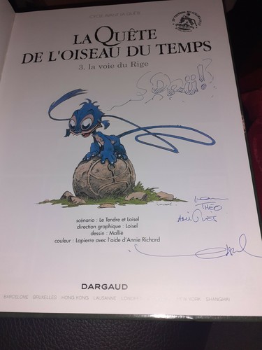 Dedicace signature loisel - signature,