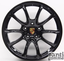 4 Jantes en Alliage Porsche 997 GT3 Original 19 " Noir 99736216492 99736215696