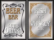 Set: 2 Spiegelbilder BAR Déco
