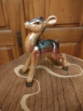 Statue faon céramique