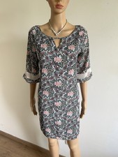 Robe imprimée à manches
