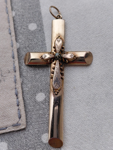 Croix ancienne dorée - ✨, –