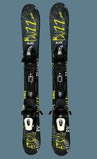 Buzz Atom Urbain 99 Cm Skis Avec Fixation Mini Lames De Ski Snowblade 2024/25