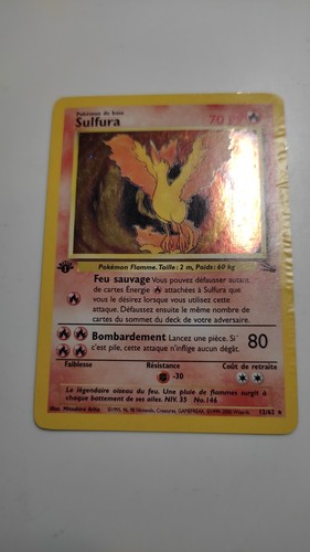 Carte pokémon sulfura - carte,