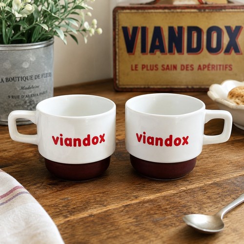 Paire tasses publicitaires - paire, de