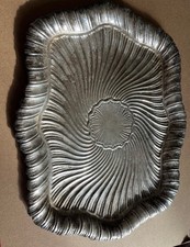 PLATEAU METAL ARGENTÉ ART