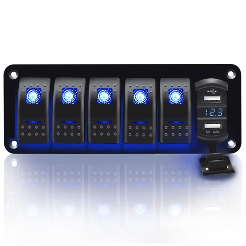 Gang rocker switch relay - 5,