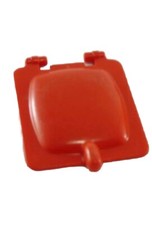 16641 Playmobil Couvercle de Container Poubelle Rouge 3470