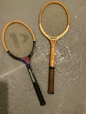 DONNAY, DUNLOP: RAQUETTE TENNIS VINTAGE EN BOIS, PRIX POUR 1