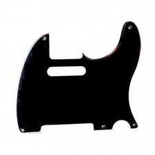 Pickguard 1ply noir pour Telecaster 5 vis