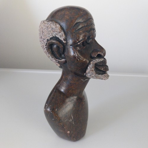 Vintage sculpture vieil homme - vintage,