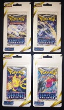 X4 Blisters Pokémon Artset 4 Boosters Tempête Argentée EB12 Neuf Scellé FR