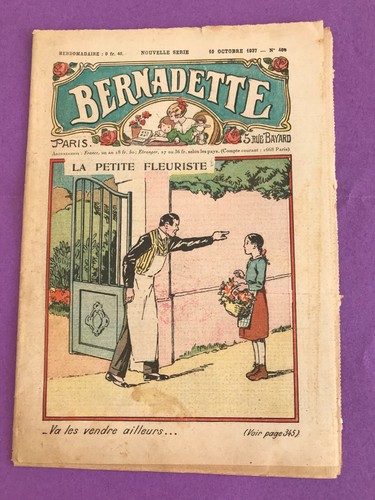 Revue ancienne bernadette - revue, du