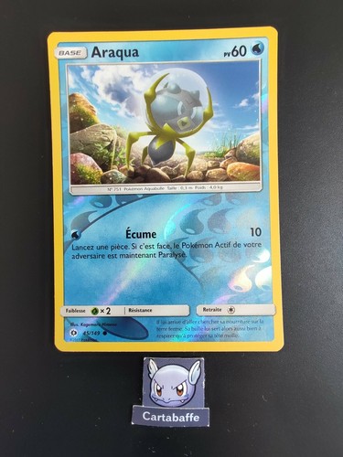 Carte pokémon araqua - carte,