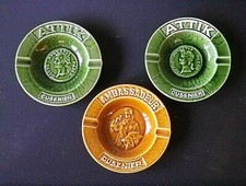 3 Cendriers publicitaires