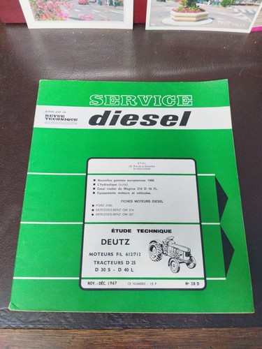 Service diesel deutz - deutz, moteur