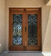 Panneau de grille de porte
