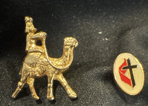 4707 vintage brooch - b8-4707, gold
