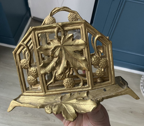 Joli porte courrier bronze - courrier,