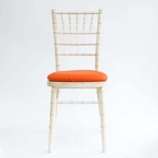 Seatpad Housse Polyester Elastique Bord Multi Couleurs Mariage Chivari Chaise