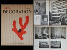 ART ET DECORATION n°24 1951 Prouvé, ROYERE, MATEGOT, LALIQUE, DAUM, ZANUSO