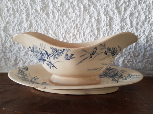 Saucière porcelaine creil - creil, et