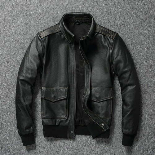 Veste cuir agneau pour - veste, en