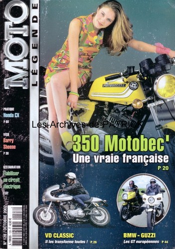 Moto legende 128 honda - cx, 400
