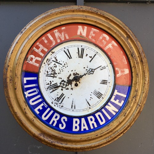 Rare horloge rhum - rhum, /