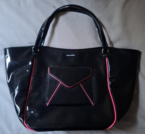 Sac vintage noir - sac, rose